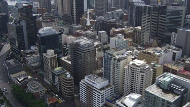 Sydney to Blue Mountains - Aerial - Sydney - View of  Sydney City Buildings