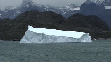 Iceberg floating in the Denmark Strait, Greenland