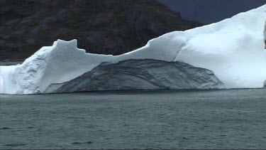 Iceberg floating in the Denmark Strait, Greenland