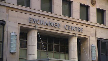 Exterior shot WS Australian Securities Exchange Stock Exchange ASX.  Exchange Square.