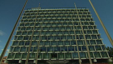 Perth Council House. Low angle looking up