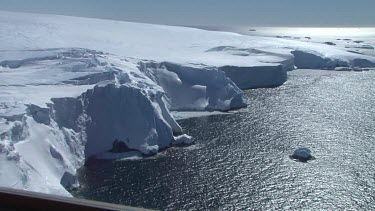 Aerial of Mertz Glacier