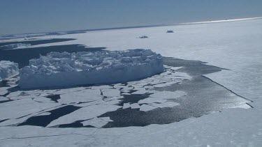 Aerial of Mertz Glacier