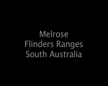 Melrose Flinders Ranges South Australia