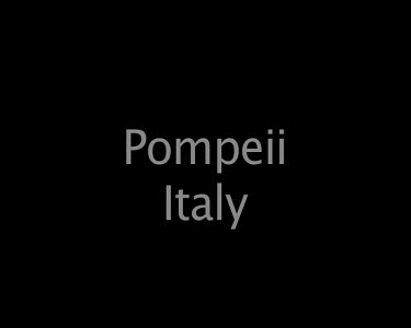 Pompeii Italy