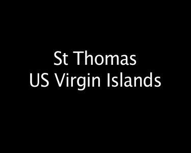 St Thomas US Virgin Islands