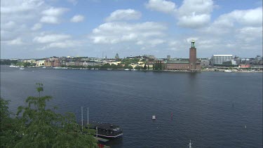 Town Hall, Kungsholmen, Lake Malaren, Stockholm, Sweden