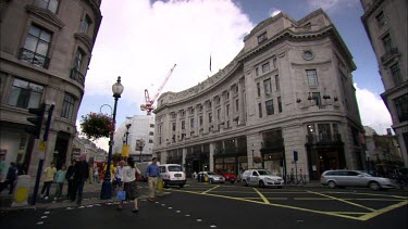 London street Scene, possibly Regent's Street.