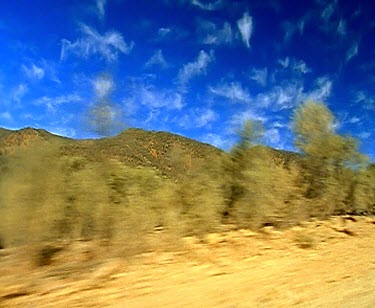 Outback road driving