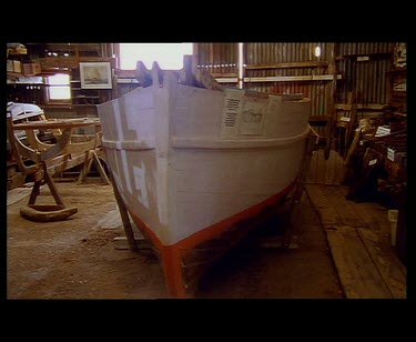 Various. Boat-building woodworking tools.