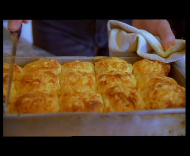 Damper. Traditional Australian Australiana food bread