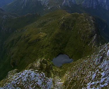 Mountain summit peak apex