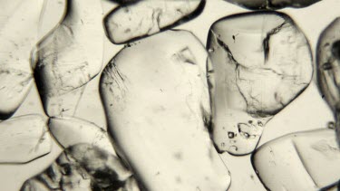 A microscopic look at crystals forming in timelapse.