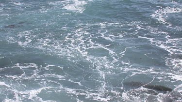 The swirling restless ocean
