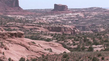 Rocky Canyon; sheer and deep; monumental buttes, boulders, and mesas