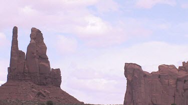 Rocky Canyon; sheer and deep; monumental buttes, boulders, and mesas