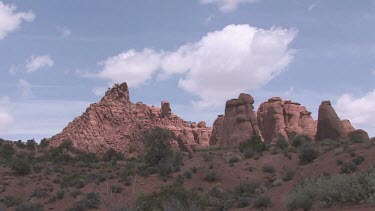 Rocky Canyon; sheer and deep; monumental buttes, boulders, and mesas