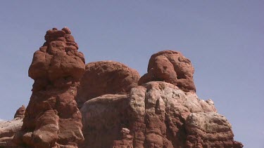 Rocky Canyon; sheer and deep; monumental buttes, boulders, and mesas