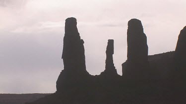 Rocky Canyon; sheer and deep; monumental buttes, boulders, and mesas