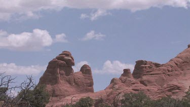 Rocky Canyon; sheer and deep; monumental buttes, boulders, and mesas