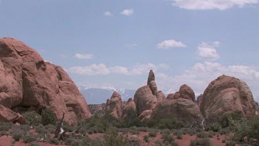 Rocky Canyon; sheer and deep; monumental buttes, boulders, and mesas