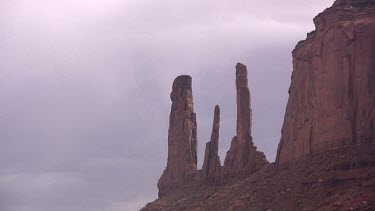 Rocky Canyon; sheer and deep; monumental buttes, boulders, and mesas