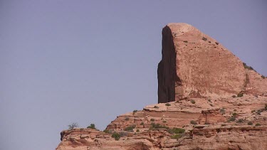 Rocky Canyon; sheer and deep; monumental buttes, boulders, and mesas