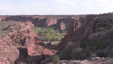 Rocky Canyon; sheer and deep; monumental buttes, boulders, and mesas