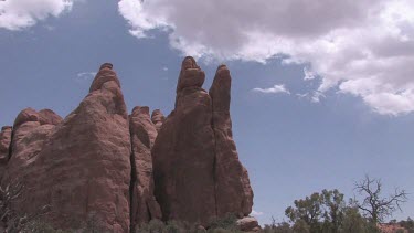 Rocky Canyon; sheer and deep; monumental buttes, boulders, and mesas