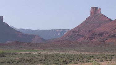 Rocky Canyon; sheer and deep; monumental buttes, boulders, and mesas