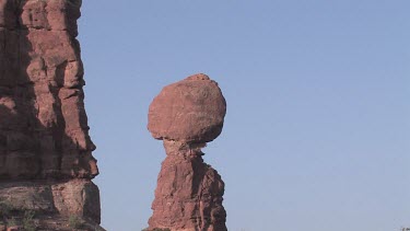 Rocky Canyon; sheer and deep; monumental buttes, boulders, and mesas