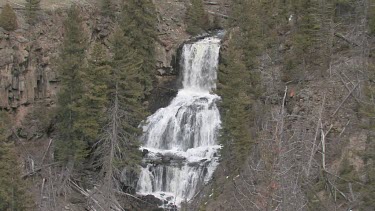 Waterfall in early spring