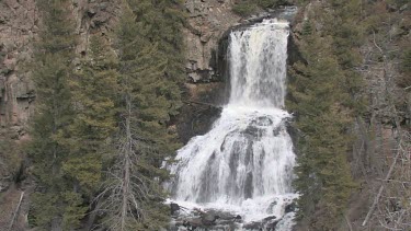 Waterfall in early spring