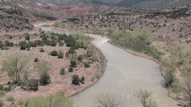 A rushing Southwest river; the Rio Chama