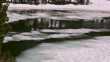 A clear spring stream