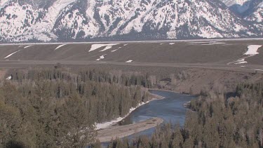 A clear spring stream