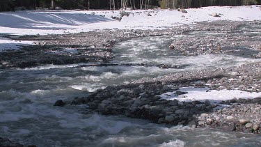 A clear spring stream