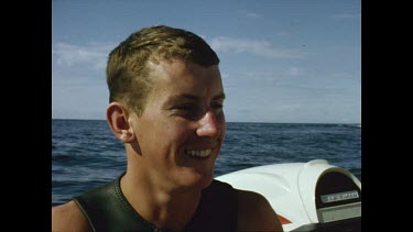 man laughing