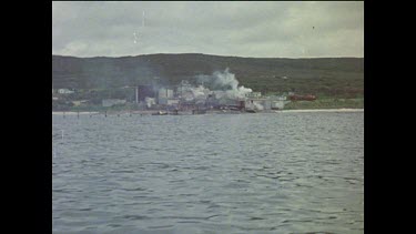 Albany, Western Australia. Approach from sea to whaling station