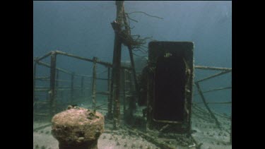 wreck of Japanese fishing boat