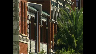 Detail of Victorian building, balcony