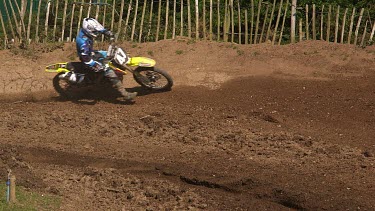 Motorcycles In Dirt Bend, Skelder Bank, Whitby, England