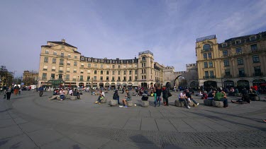 Buildings On Karlsplatz, Munich, Germany