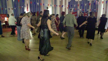Line Dancers At Ball, Grand Hotel, Scarborough, England