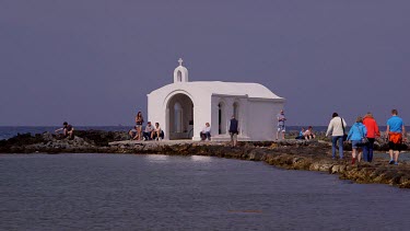 White Saint Nicholas Church, Georgioupoli, Crete, Greece