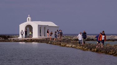 White Saint Nicholas Church, Georgioupoli, Crete, Greece