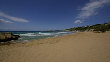 Kalathas Beach & Rocks, Crete, Greece, Europe