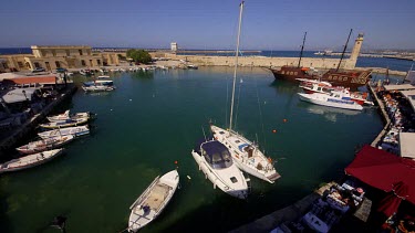 Yachts & Boats In Harbour, Rethymnon, Crete, Greece