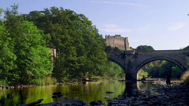 Richmond Castle & River Swale, Richmond, North Yorkshire, England