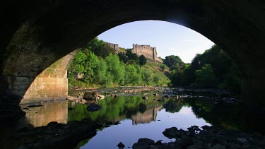 Richmond Castle & River Swale, Richmond, North Yorkshire, England